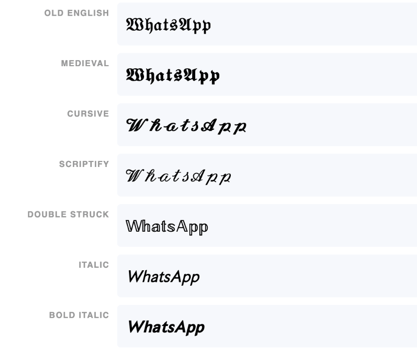how to use in WhatsApp